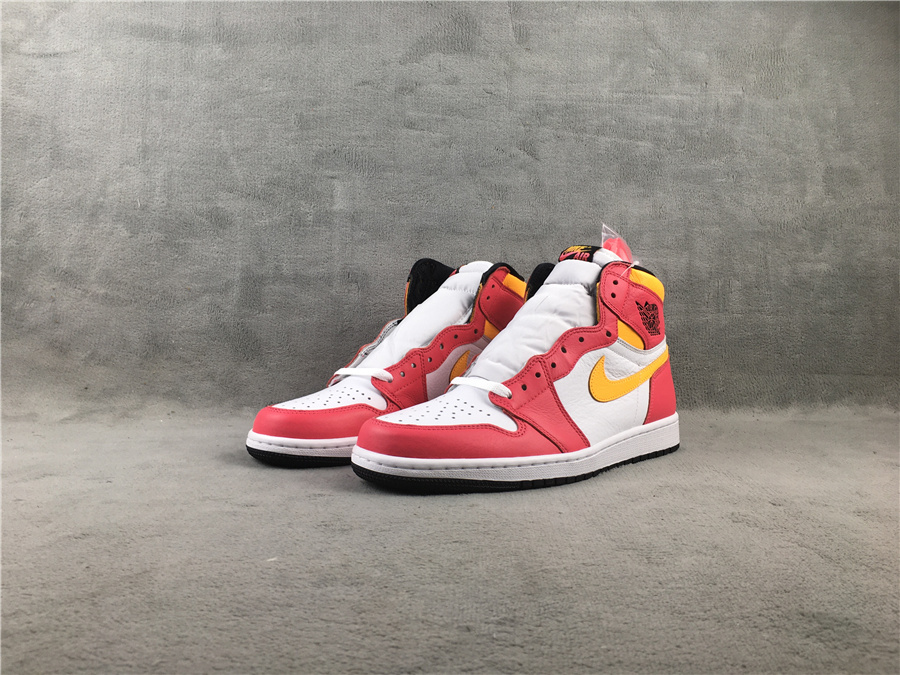 New Air Jordan 1 White Red Yellow - Click Image to Close